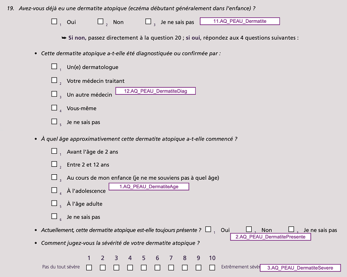 S- Question Dermatite_Peau